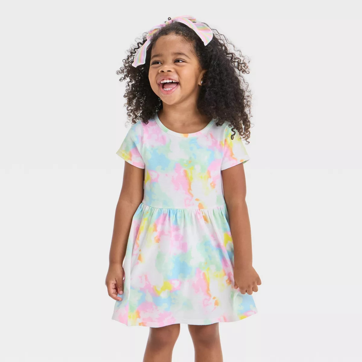 Toddler Girls' St. Patrick's Day Short Sleeve Dress - Cat & Jack™ 5T | Target