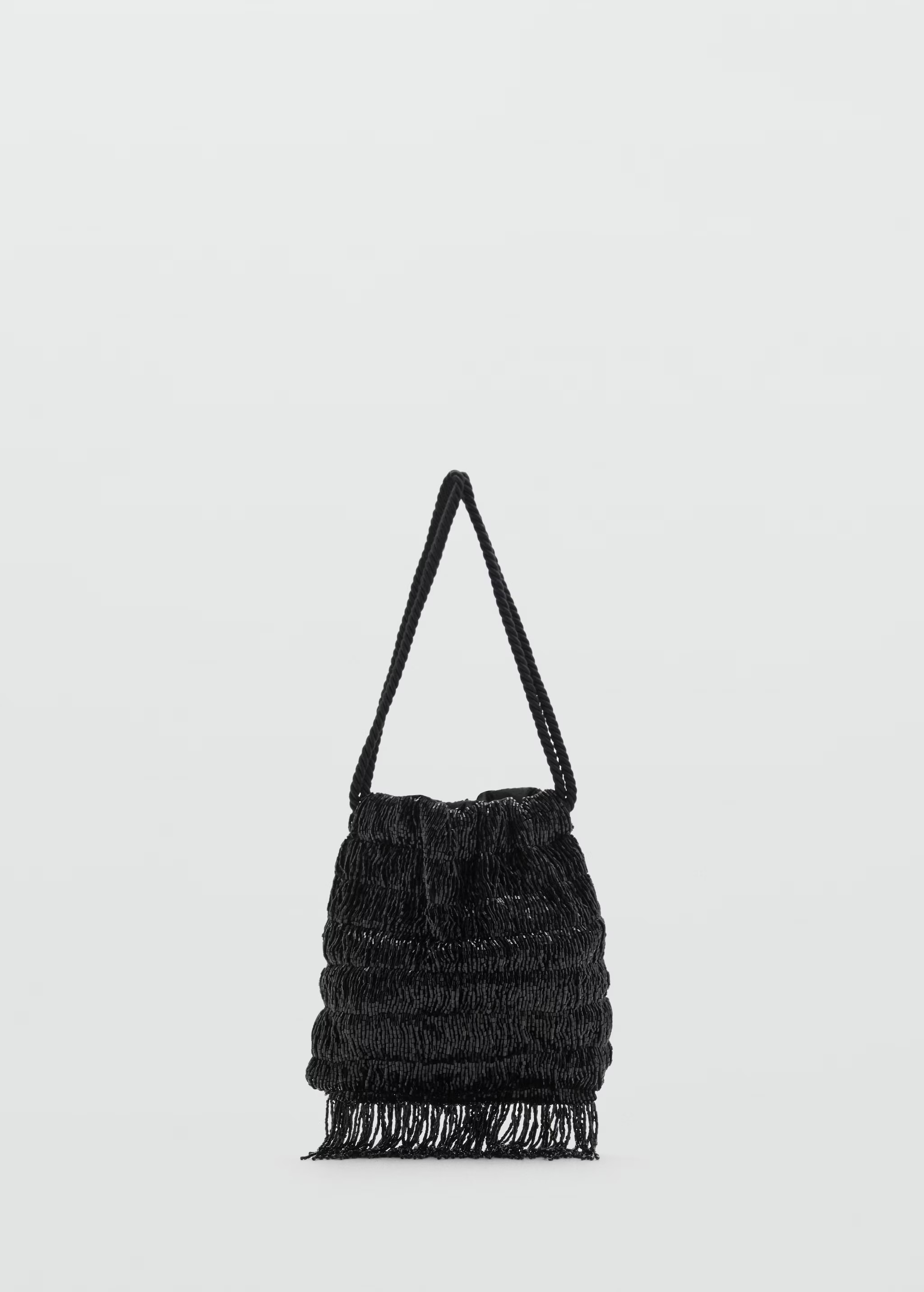 Fringe beads bag - Women | MANGO United Kingdom | MANGO (UK)