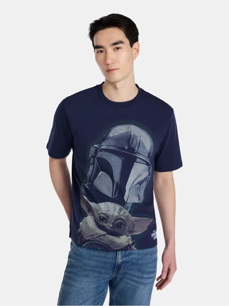 Star Wars The Mandalorian Men's and Big Men's Graphic Tee, Sizes XS-3XL | Walmart (US)