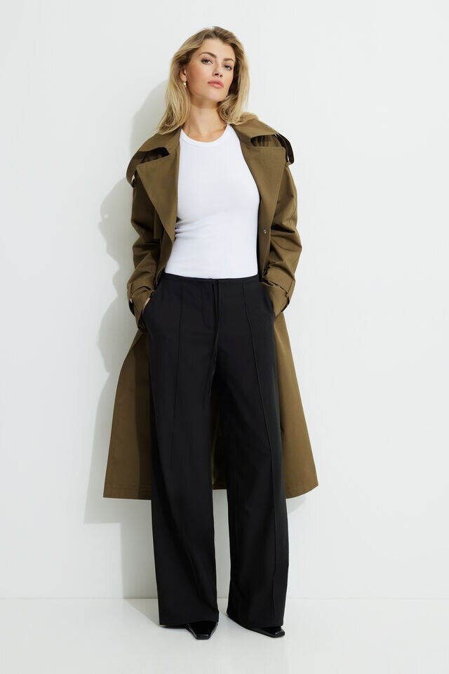 Drawstring Wide Leg Pants | Dynamite Clothing