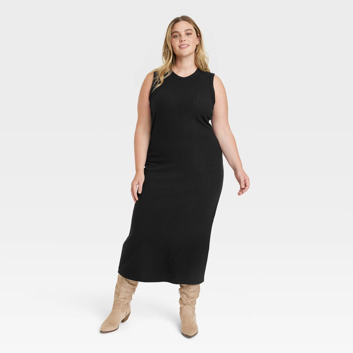 Women's Rib Knit Midi Dress - Universal Thread™ | Target