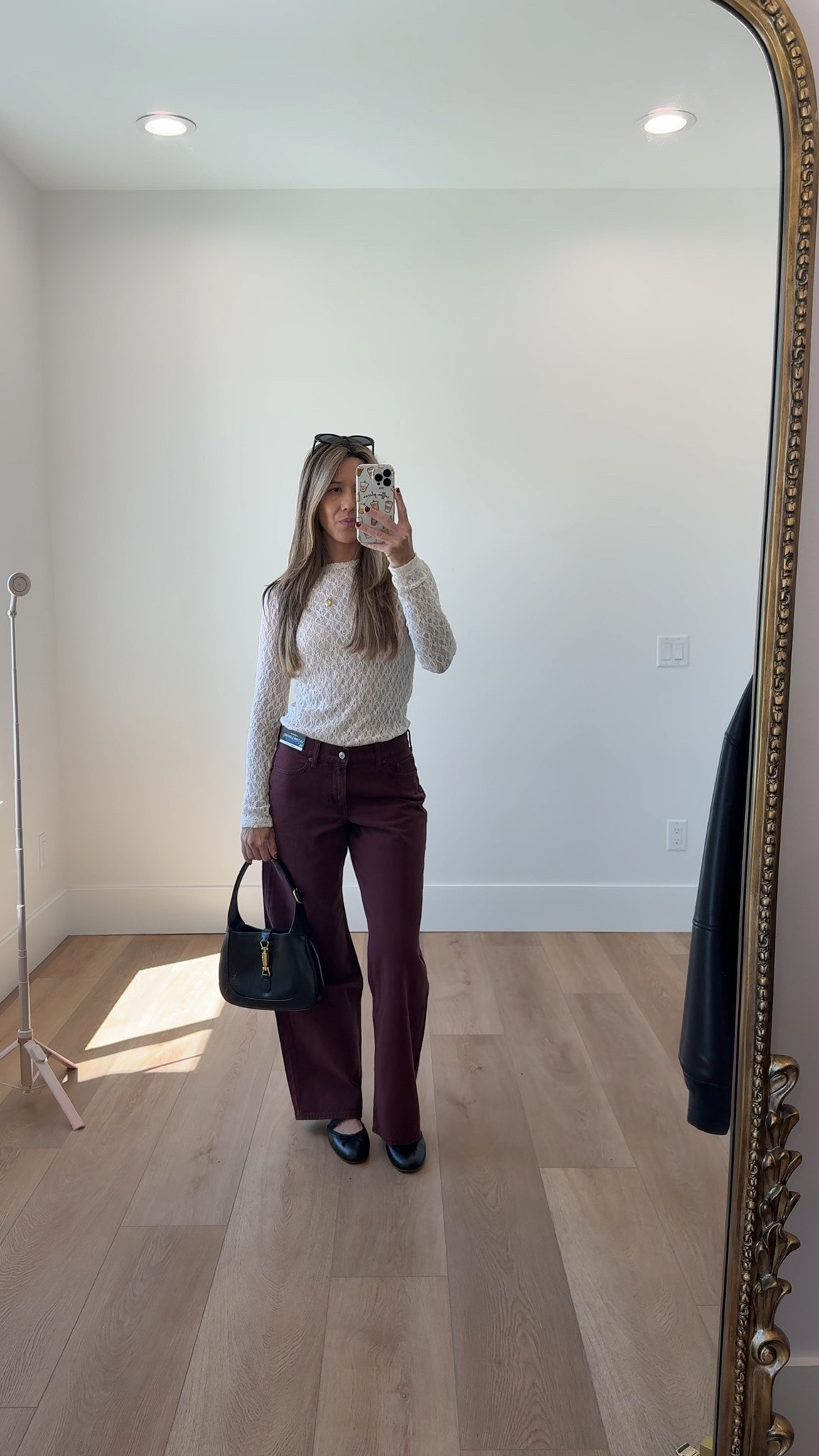 New LOFT top small
Paired with my new burgundy @abercrombie jeans 26

#LTKSeasonal #LTKOver40 #LTKSaleAlert