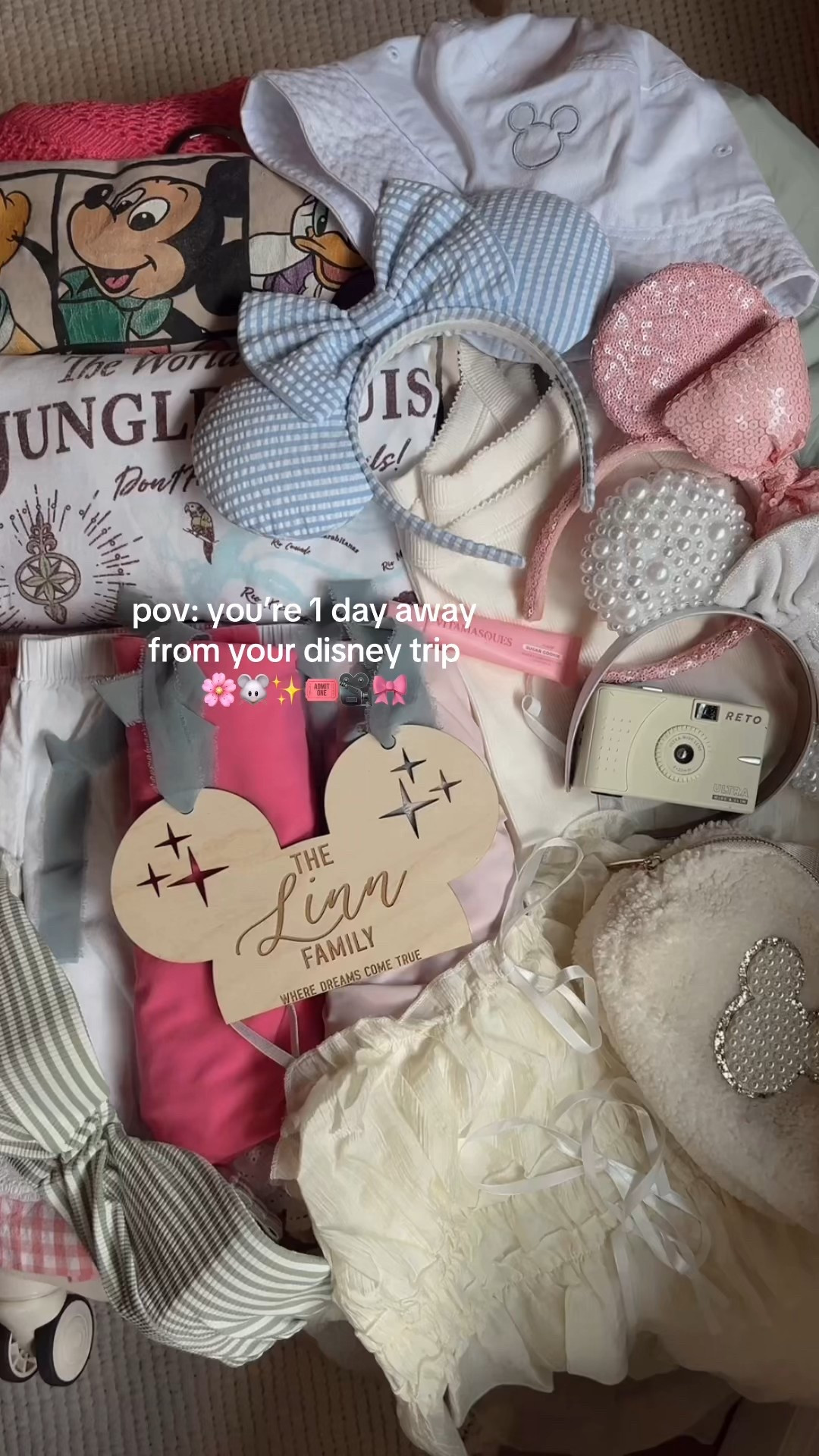 when your suitcase starts to sound like Disney world 🌸 

#LTKTravel #LTKFamily #LTKKids