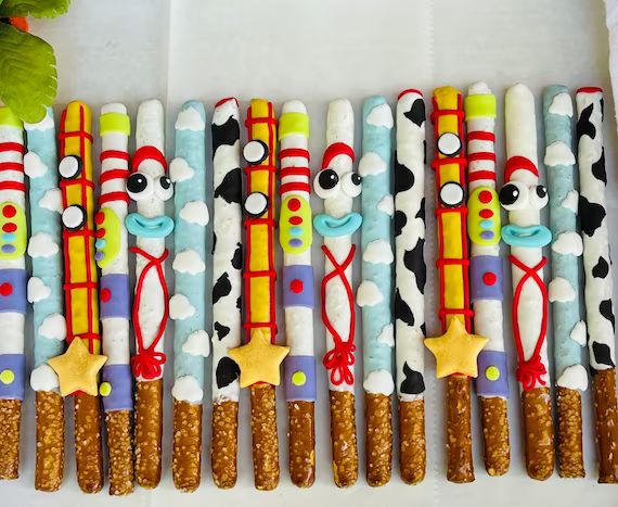 Toy Birthday Party Favors  Chocolate Pretzel  Wedding  Two - Etsy | Etsy (US)