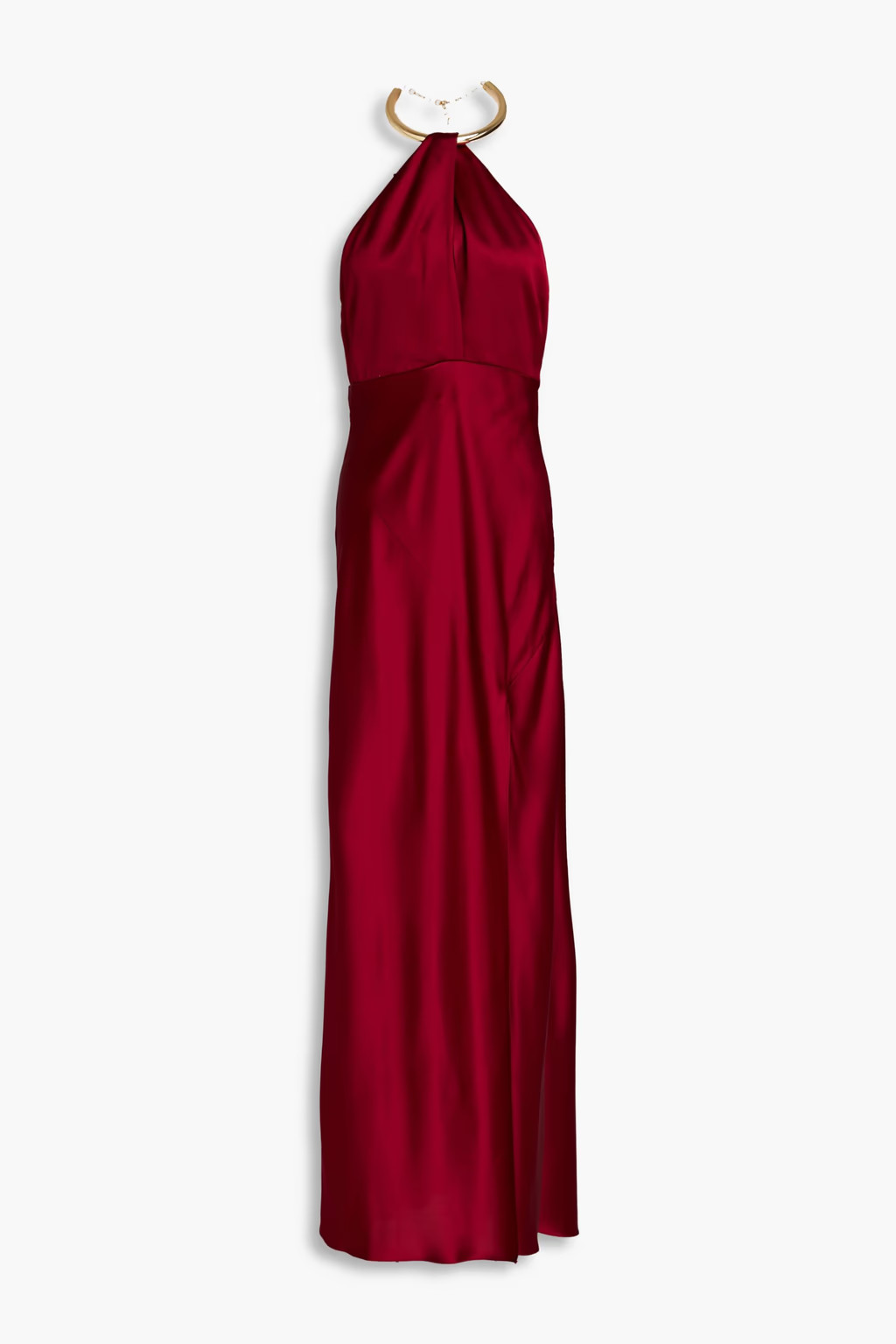Open-back embellished satin-crepe gown | The Outnet (UK and Europe)