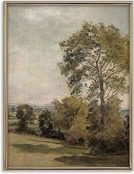 Vintage Landscape Wall Art - Antique Art Prints for Home Decor - Rustic Farm and Country Landscap... | Amazon (US)