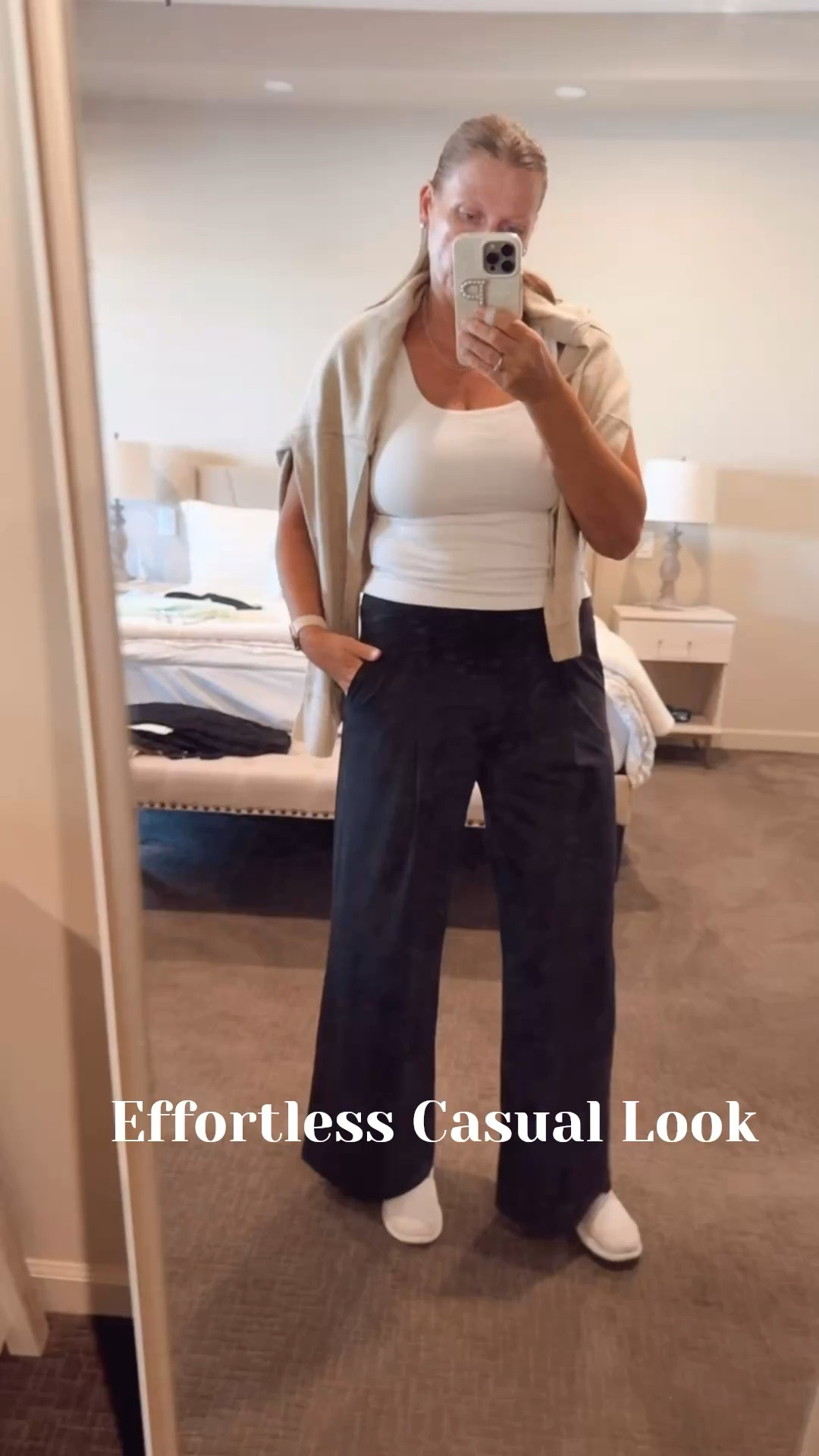 Palazzo pants outfit 👌

Casual outfit, effortless style, Crz yoga pants,  travel outfit, elevated look for less 

#LTKTravel #LTKActive #LTKootd