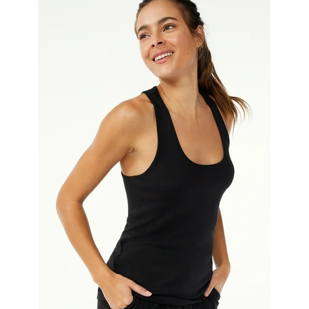 Love & Sports Women's Baby Rib Tank Top - Walmart.com | Walmart (US)