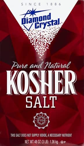 Diamond Crystal Kosher Salt – Full Flavor, No Additives and Less Sodium - Pure and Natural Sinc... | Amazon (US)