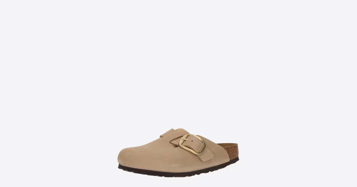 BIRKENSTOCK Muiltjes 'Boston' in Beige | ABOUT YOU | ABOUT YOU NL