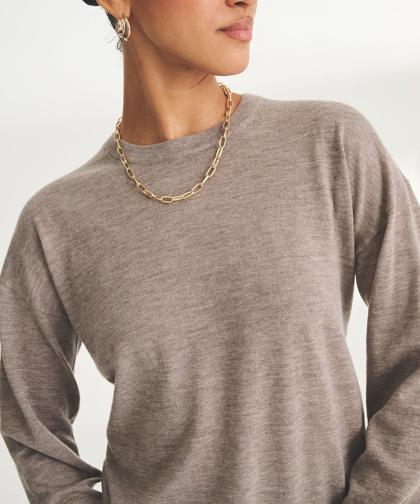 Fancy Cashmere Crewneck Sweater | NAADAM