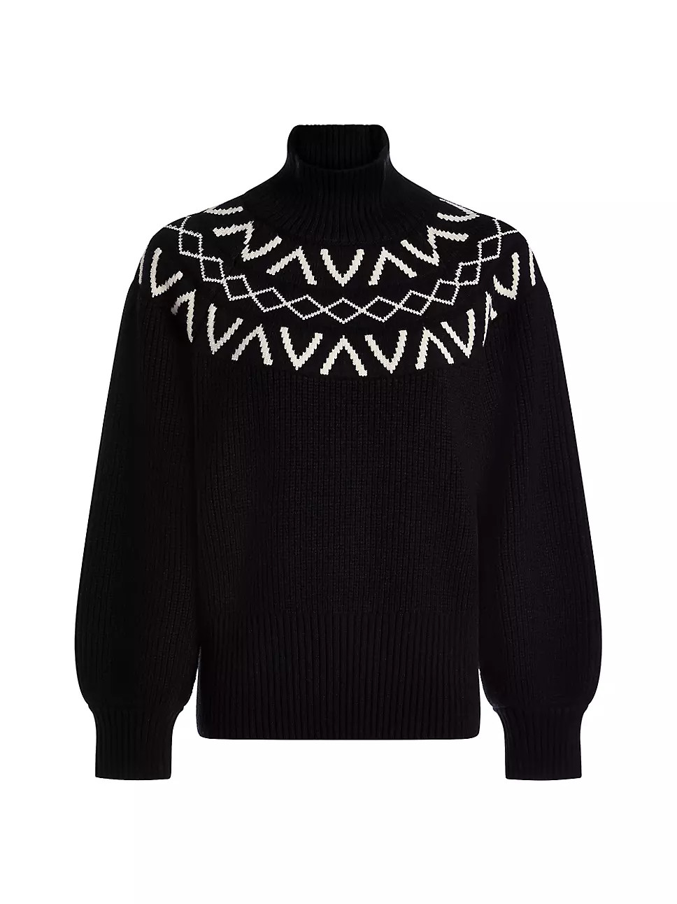 Marcie Fairisle Yoke Knit Sweater | Saks Fifth Avenue
