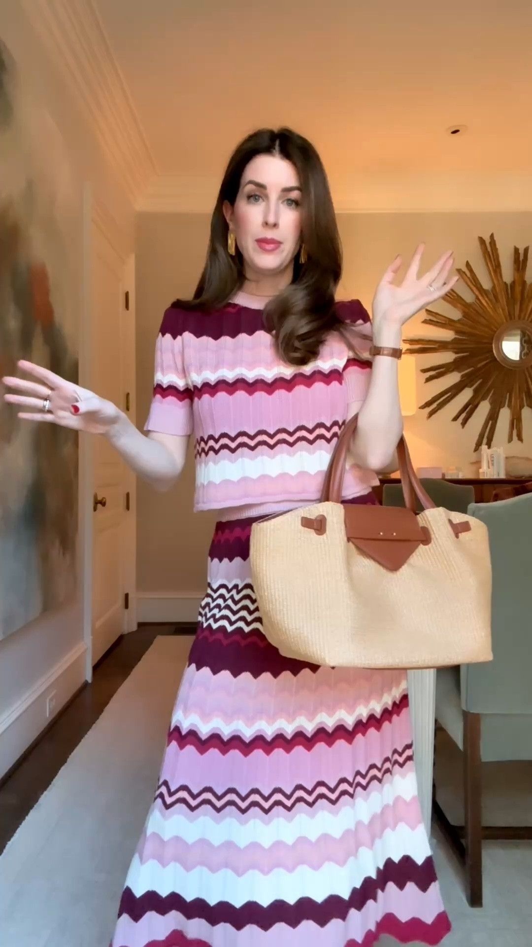 
Loving this matching set—the colors, the pattern, and the endless mixability. Wear it together for chic vacation vibes, or break it apart for everyday looks: top with white denim, skirt with a casual tee, elevated by the Rafia bag. Spring/summer done right.  @tuckernuck 


#LTKdayinmylife #LTKootd #LTKOver40

#LTKtravel #LTKover40 #LTKSeasonal