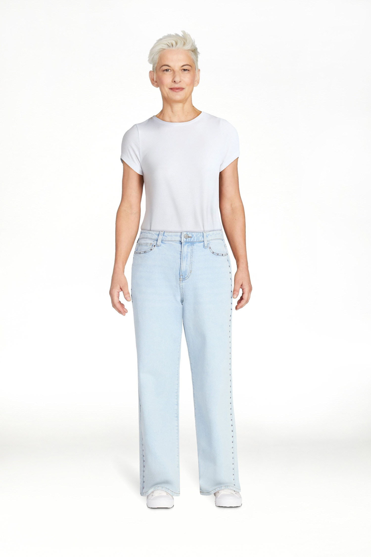 Best seller No Boundaries Extend Tab Bootcut Jeans with Porkchop Pockets, 32'' Inseam, Women’s ... | Walmart (US)