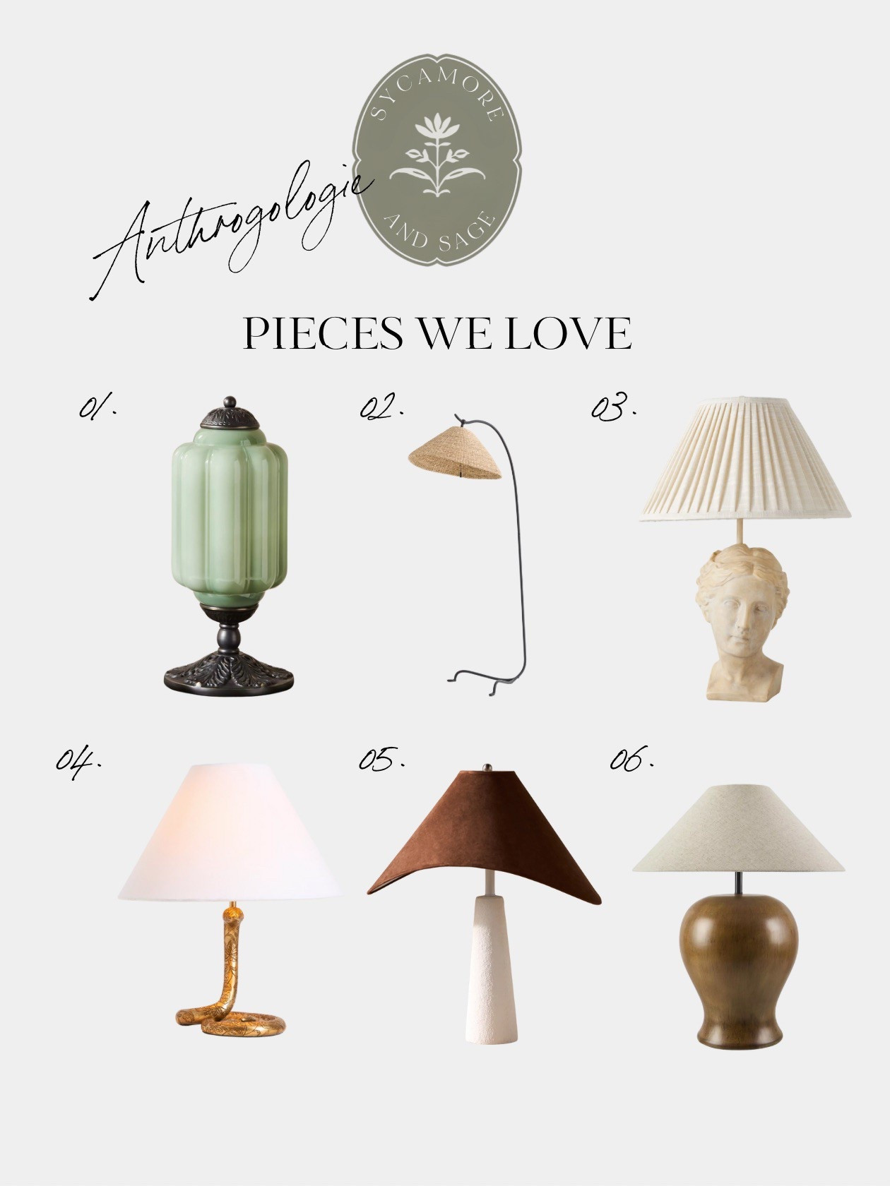 Anthropologie table lamps are everything we love about lighting—charming, unique, and full of personality ✨ Each one has its own special vibe, from playful shapes to gorgeous textures and finishes that feel like functional pieces of art. They’re not just lamps… they’re conversation starters!

We’re already planning to use several of these beauties in upcoming projects (and truthfully, we’re tempted to bring a few home too!). Whether it’s adding warmth to a nightstand, style to a sideboard, or personality to a console table, these table lamps bring that perfect wow factor we’re always looking for.

If lighting can make a space feel complete—these are the pieces to do it!

#SycamoreandSage #AnthroFinds #TableLampGoals #LightingThatWows #DesignInTheDetails #FunctionalArt

#LTKHome