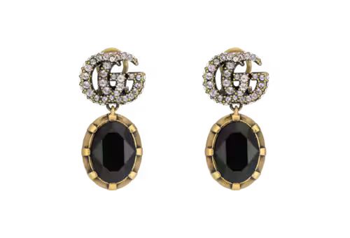 Gucci Double G earrings with crystals | Gucci (US)