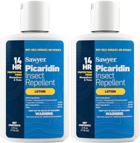 Sawyer Products SP5642 20% Picaridin Insect Repellent, Lotion, 4-Ounce, Twin Pack,White | Amazon (US)