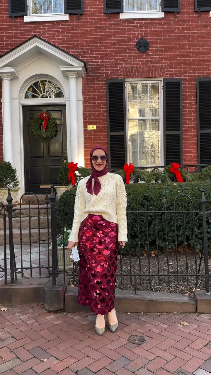 From sequins to fringe, two looks to sleigh the season ✨ Which one’s your holiday vibe?

#ootd #dcblogger #igdc #tuckernuck #theotherdc #modestfashion