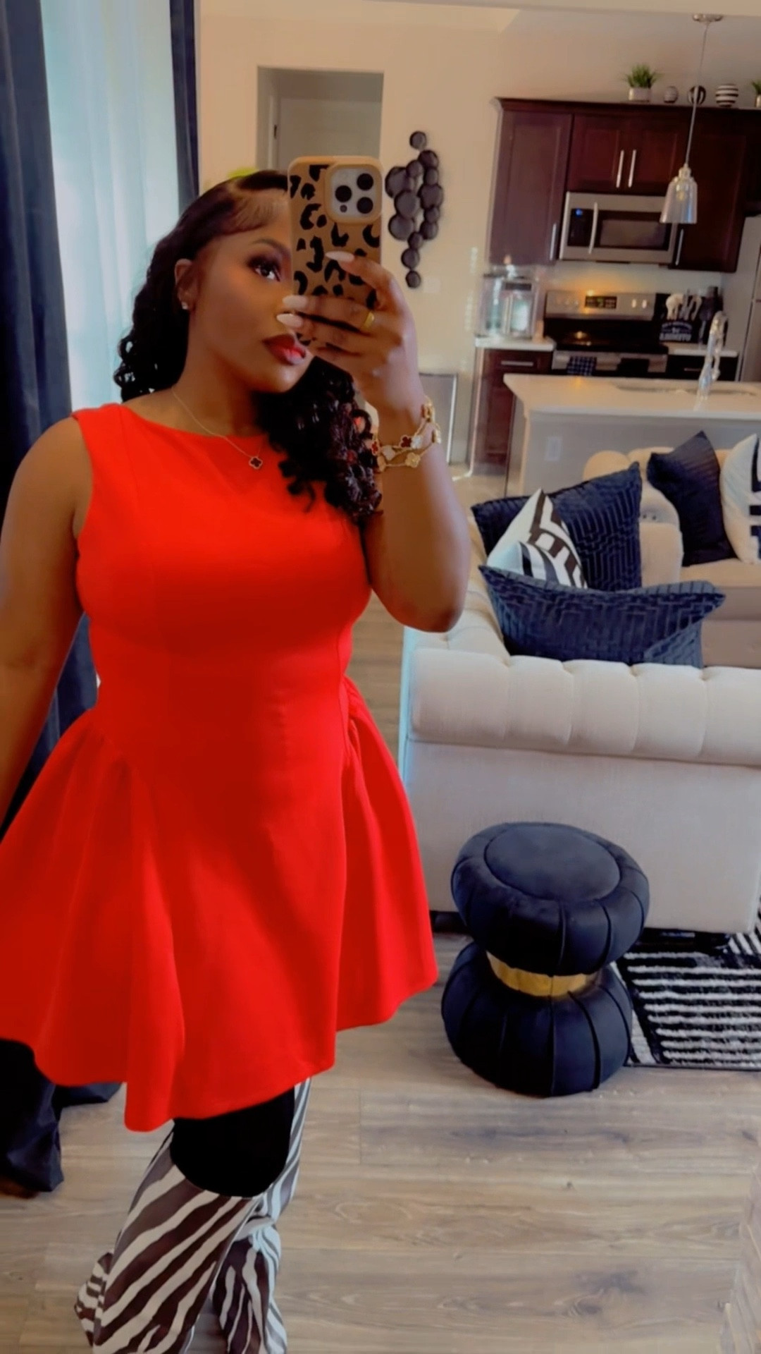 What a cutie? There’s nothing like a red dress!
•5’5 198 wearing size large dress & stockings. Boots fit true to size. Exact outfit linked on my tt

#LTKMidsize #LTKootd #LTKValentine