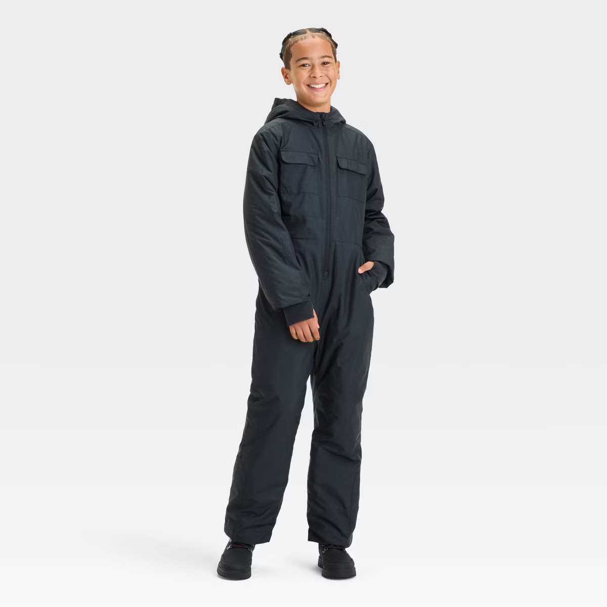 Boys' Solid Snow Suit - All In Motion™ Black M | Target