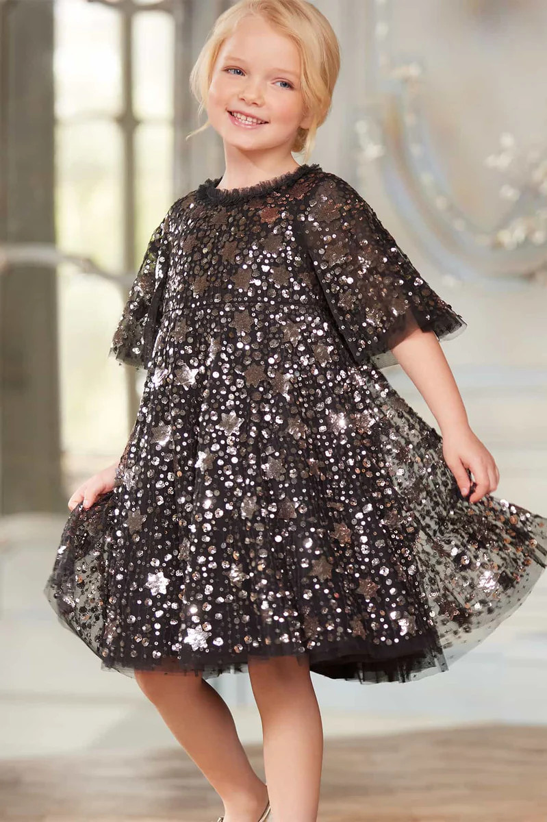 Shooting Stars Kids Dress | Needle & Thread