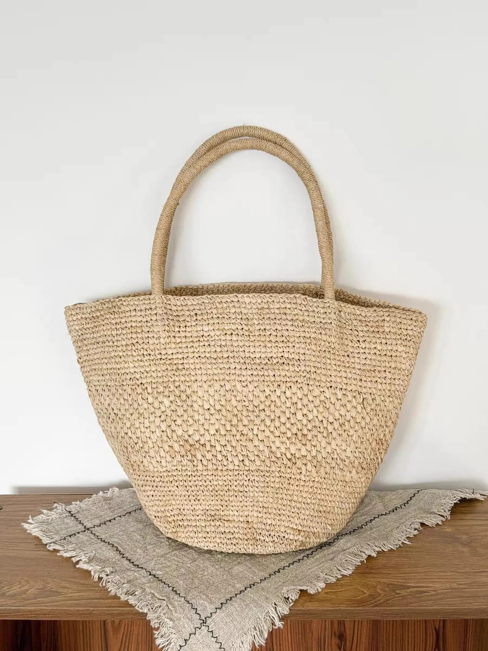 Raffia Woven Shoulder Bag, Hand-woven Straw Bag, Women's Summer Handbag, Gift for Her - Etsy UK | Etsy (Global)
