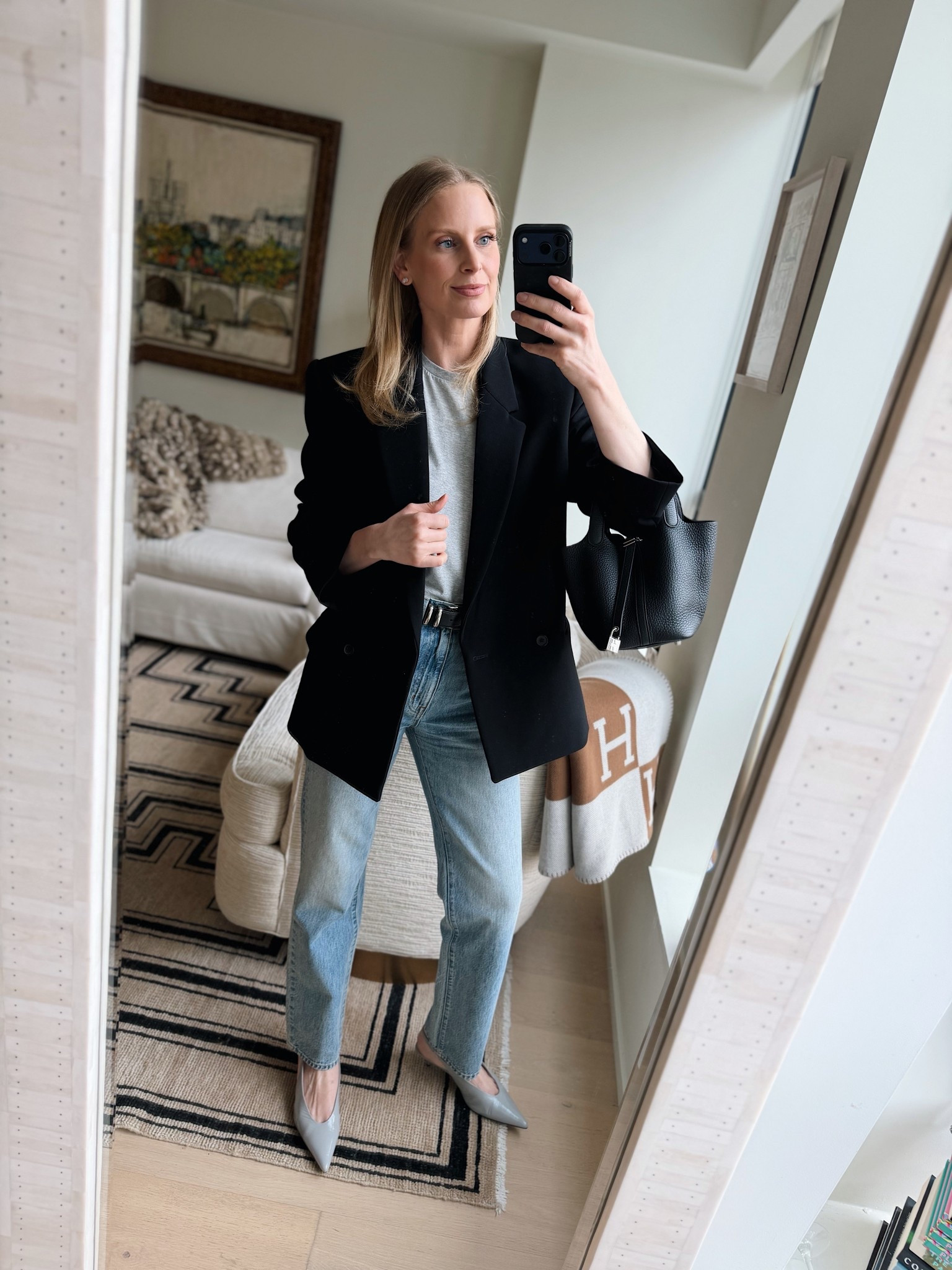 Swapped into this for drinks! Blazer is old/sold out Wardrobe NYC! 

#LTKootd