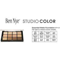 Ben Nye Matte Hd Essential Foundation Palette, 12 Classic Shades/Ben Theatrical Make Up/Ben Professi | Etsy (US)