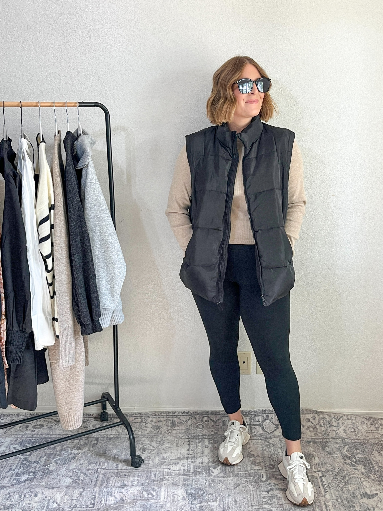 Casual Puffer Vest outfit with leggings🖤

Vest L (tts)
Top L (tts)
Leggings L (tts)

#LTKmidsize #LTKfindsunder50
