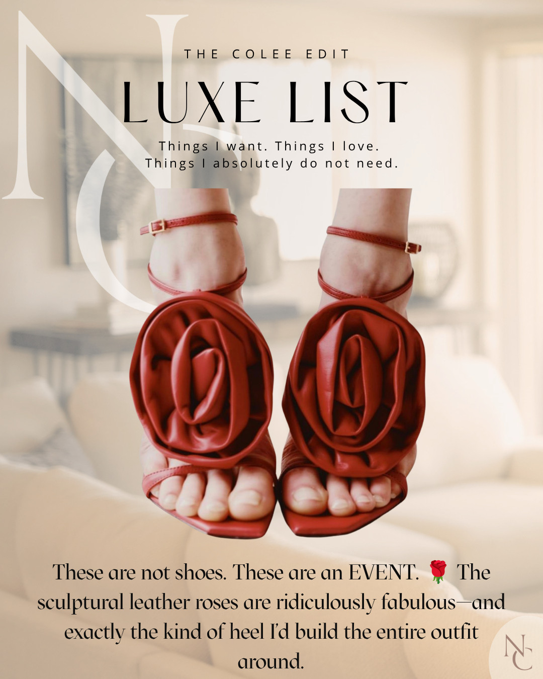 These are not shoes, they’re an EVENT. 🌹 The sculptural leather roses make these the kind of statement heel you build the entire outfit around. 

 #LTKdayinmylife #LTKstorytime #LTKSeasonal