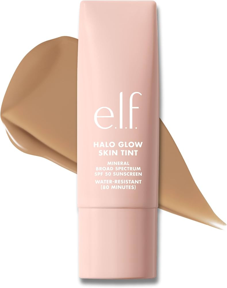 e.l.f. Halo Glow Skin Tint SPF 50, Tinted Moisturizer For Light, Buildable Coverage, Creates A Na... | Amazon (US)