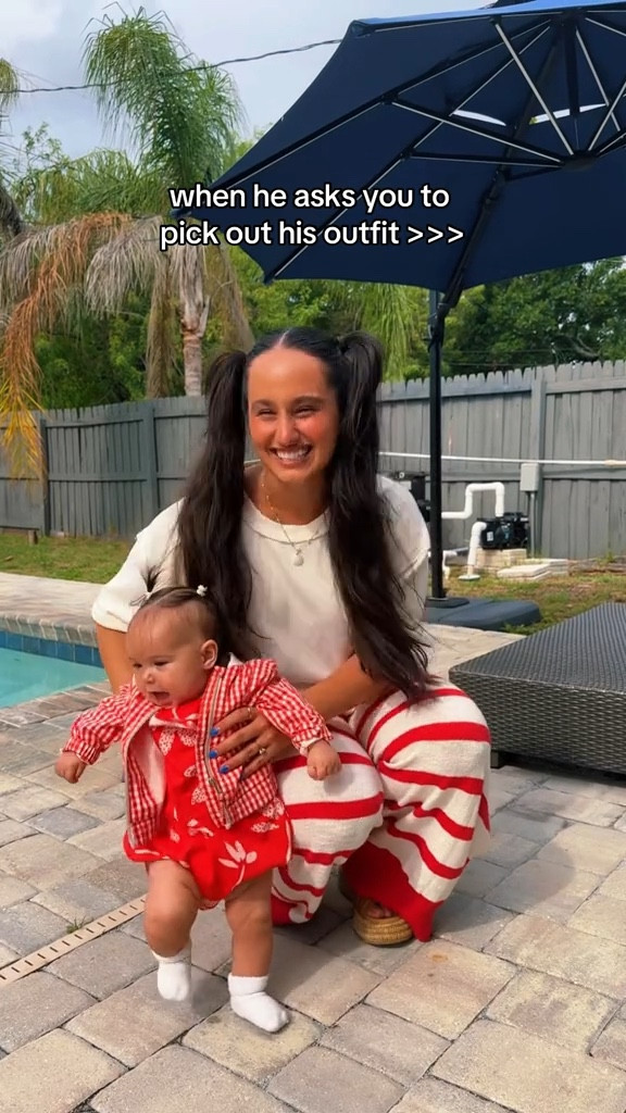 matching outfits every chance I get🤪❤️‍🔥 wearing a medium in both the top and bottom!

these knit pants are part of the cutest matching set too!!!

summer outfit, matching family outfits, mommy and me, mens outfit, free people

#LTKSeasonal #LTKFamily #LTKVideo