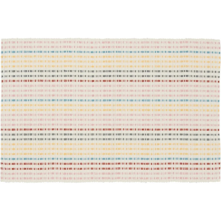 Mainstays Multi Striped Outdoor Layering Accent Rug, 24" x 36" | Walmart (US)