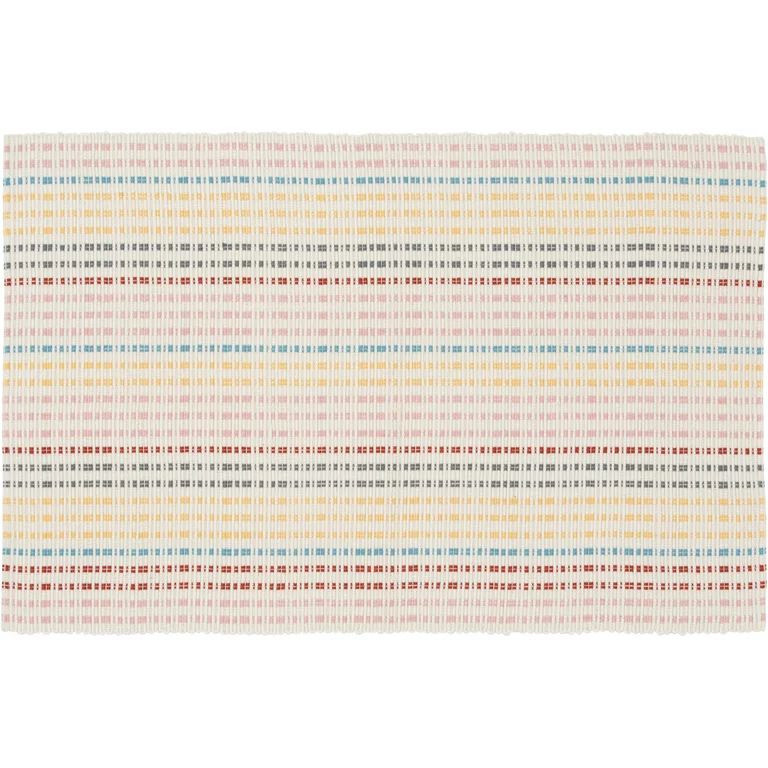 Mainstays Multi Striped Outdoor Layering Accent Rug, 24" x 36" | Walmart (US)