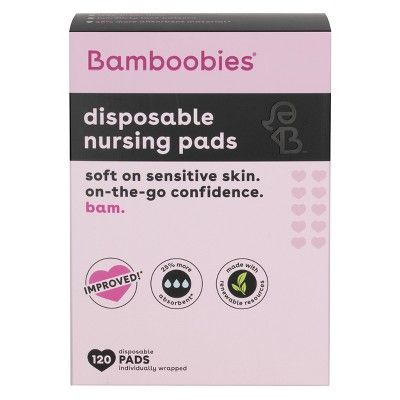 Bamboobies Disposable Nursing Pads - 120ct | Target