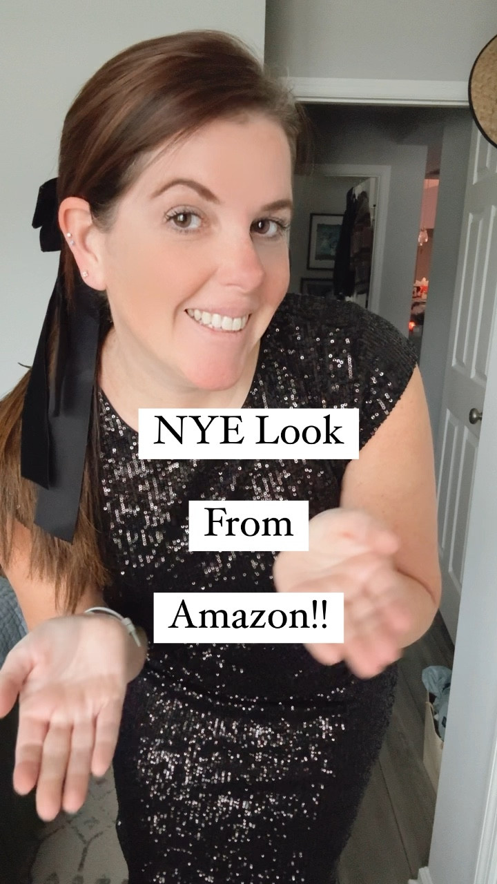 This black sequin dress from Amazon is a showstopper! The dress runs TTS, comes in one additional color option and is currently on sale for under $65! 

#LTKparties #LTKHoliday #LTKstyletip