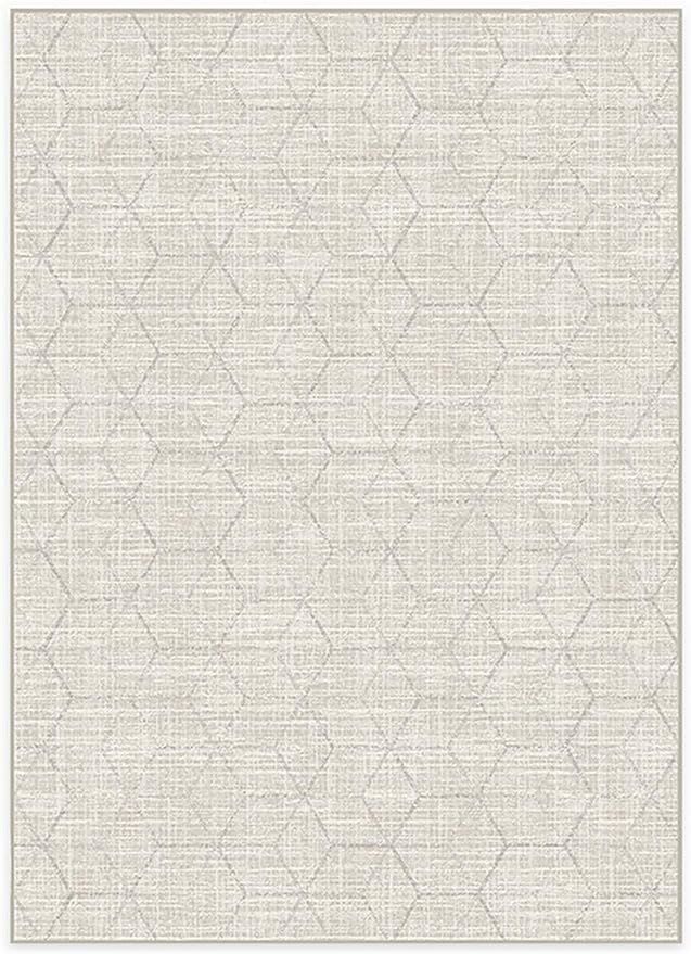 RUGGABLE Machine Washable Area Rug - Distressed Geometric - Natural - 2-Piece Patented Rug System... | Amazon (US)