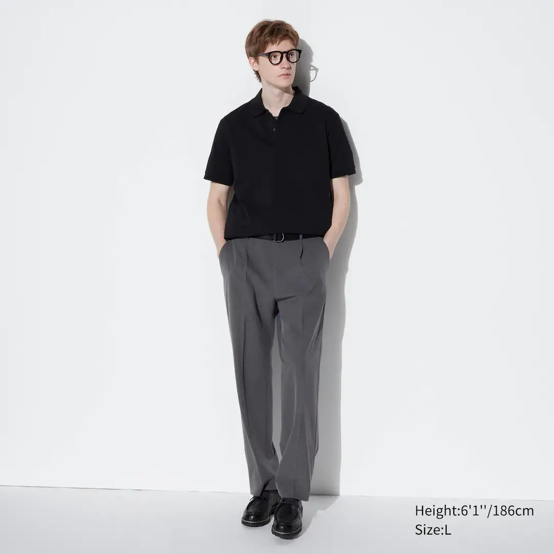 PLEATED WIDE LEG TROUSERS | UNIQLO (UK)