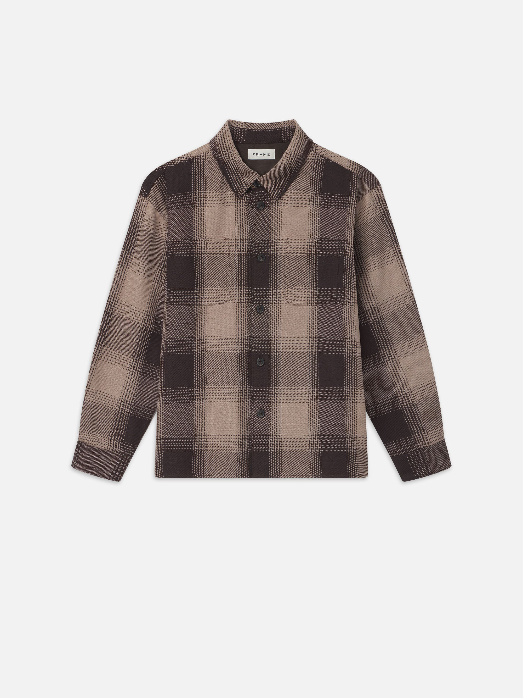 Chunky Plaid Shirt -- Brown Plaid | Frame Denim