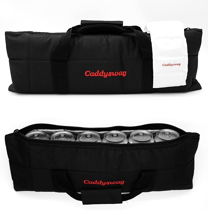 Caddy Swag Golf Bag Cooler Beer Sleeve 6 Can - Fun Golfing Gifts for Men & Women - Camping, Hikin... | Amazon (US)