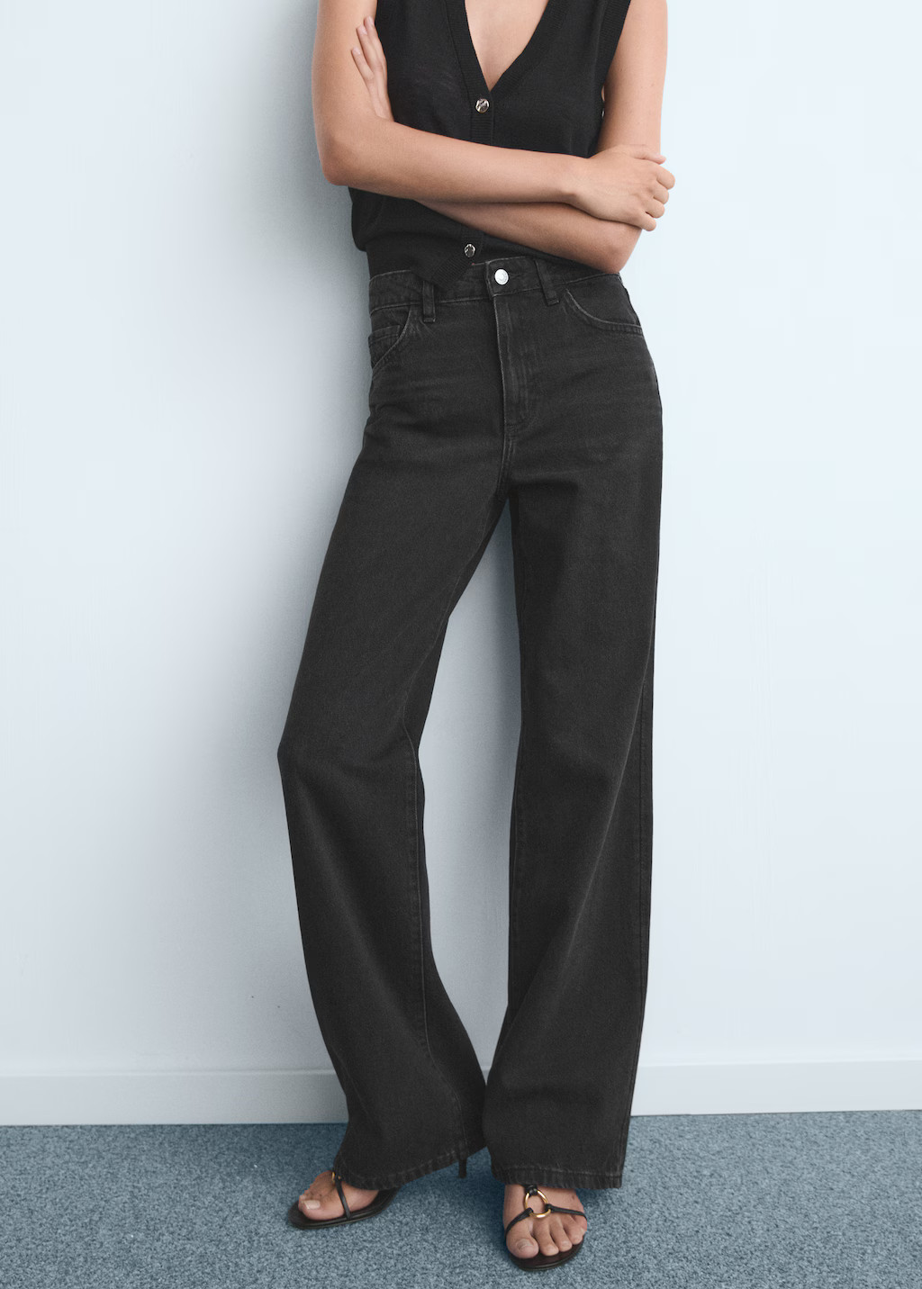 Danila wide leg high-rise jeans - Women | MNG Australia | Mango (US/MX/AU)