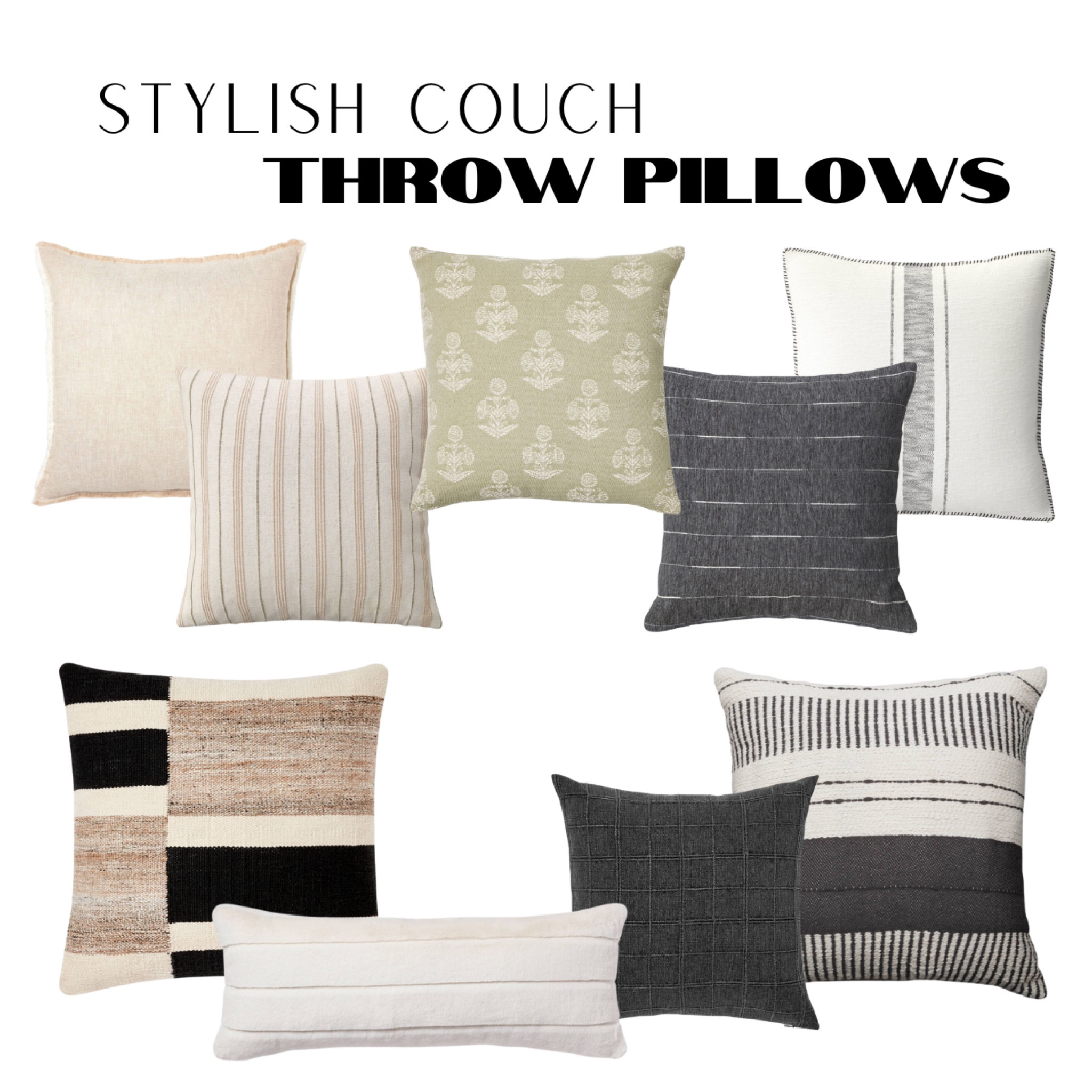 Stylish couch throw pillows 

#LTKstyletip #LTKSeasonal #LTKhome
