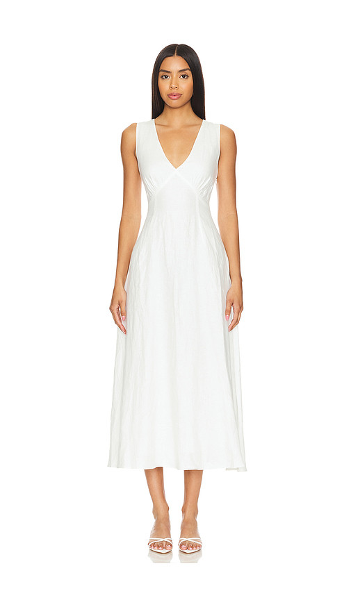 The Becky Dress in Optic White | Revolve Clothing (Global)