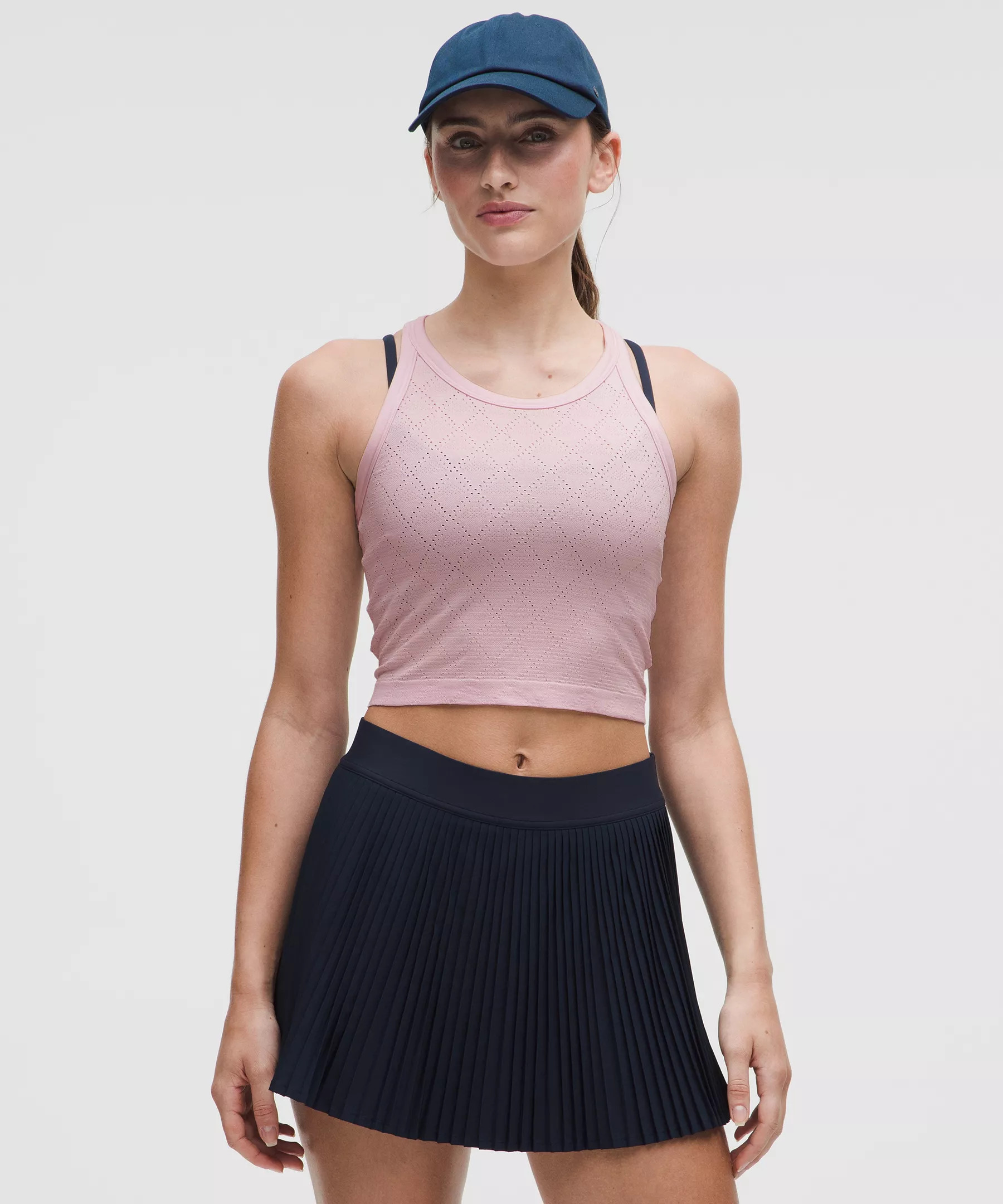 Swiftly Tech Cropped Round-Neck Tank Top 2.0 | Lululemon (US)