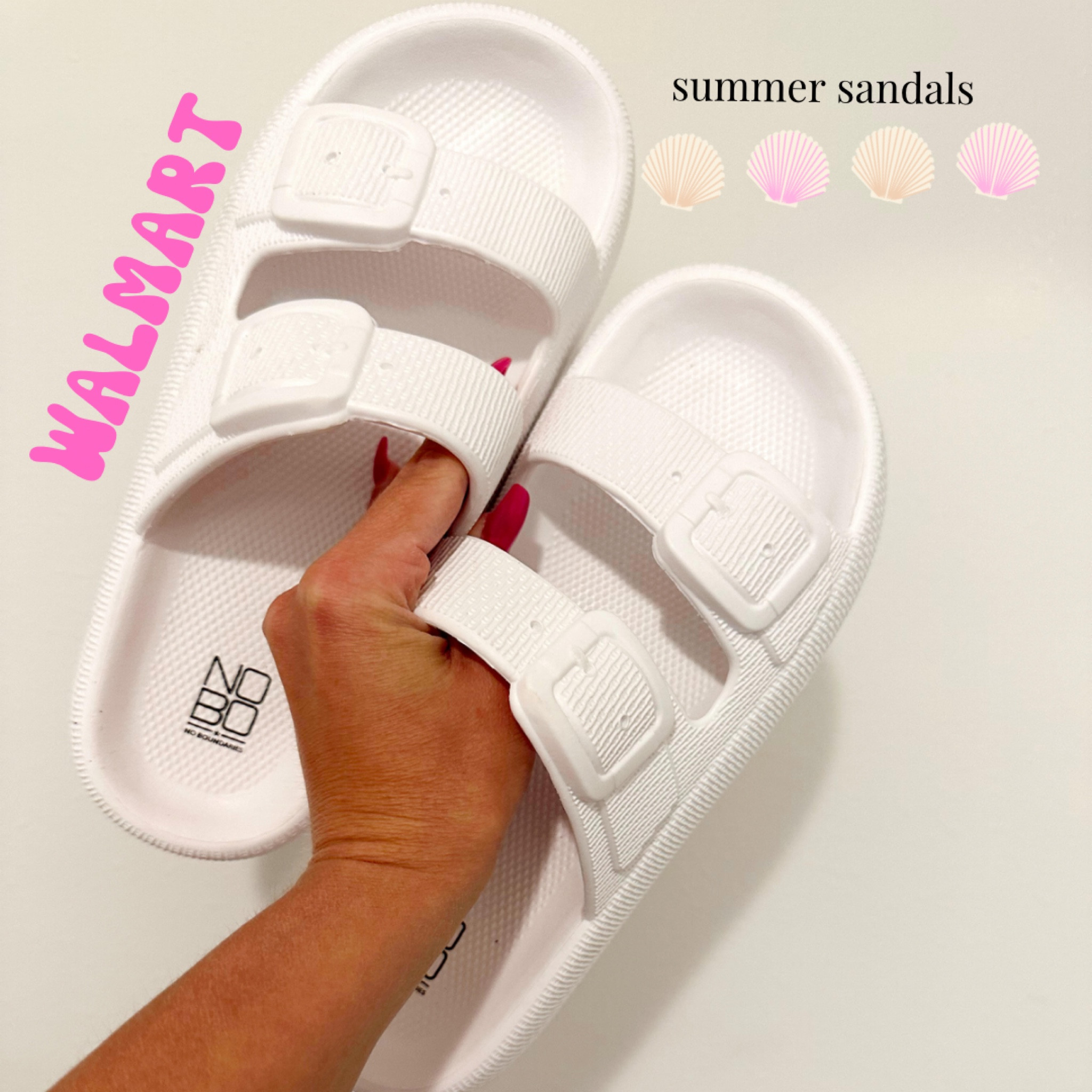 Affordable summer sandals that are SO comfy!! 🙌🏼 #walmart 

#LTKFind #LTKstyletip #LTKshoecrush