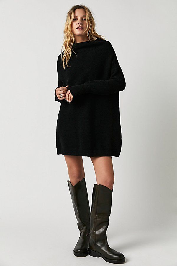 Ottoman Slouchy Tunic by Free People, Black, S | Free People (Global - UK&FR Excluded)