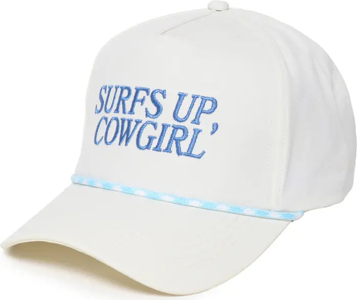 David & Young Surfs Up Embroidered Baseball Cap | Nordstromrack | Nordstrom Rack