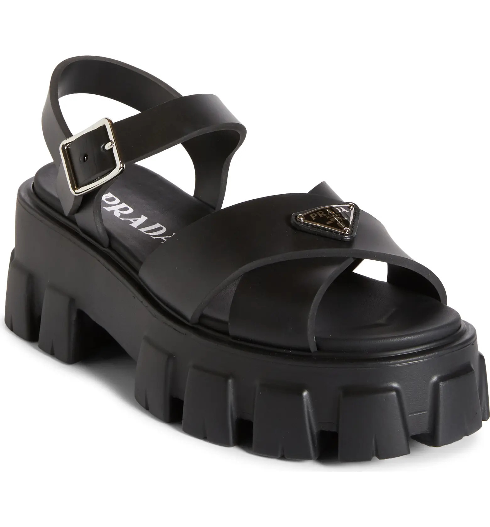 Prada Monolith Platform Sandal (Women) | Nordstrom | Nordstrom