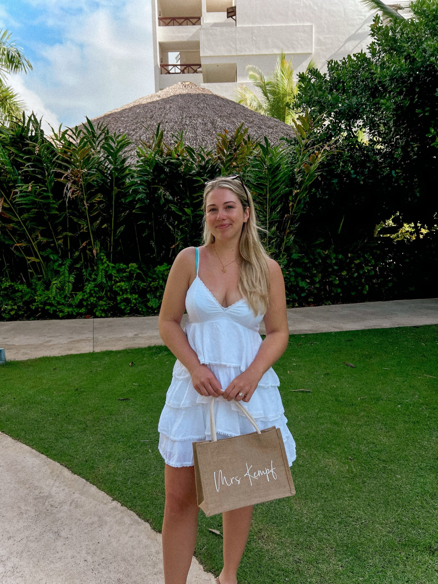 honeymoon dress 🤍

#LTKWedding