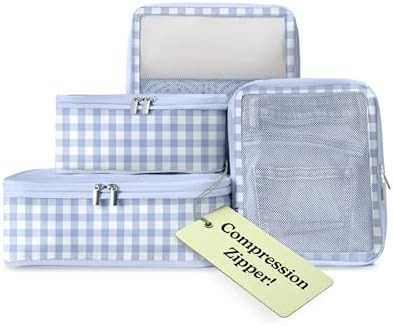 Vandel Space-Saving Compression Packing Cubes for Women, Men, Compressible Carry On Suit Case Org... | Amazon (US)